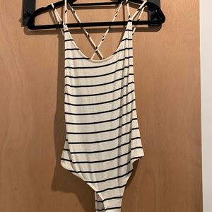 Black and white bodysuit